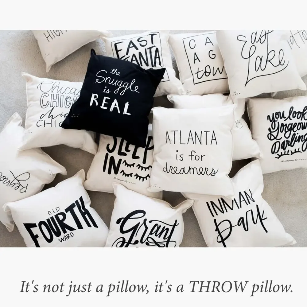 Atlanta dreamer pillow